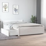 Cumpara ieftin Cadru de pat cu sertare Small Double, alb, 120x190 cm