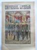 Ziarul Universul Literar 1902, nr. 12, Regele Carol I, Cromolitografie Sosire Principelui Hohenzollern