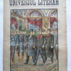 Ziarul Universul Literar,nr. 12, 25 martie 1902 ,Regele Carol I, cromolitografie