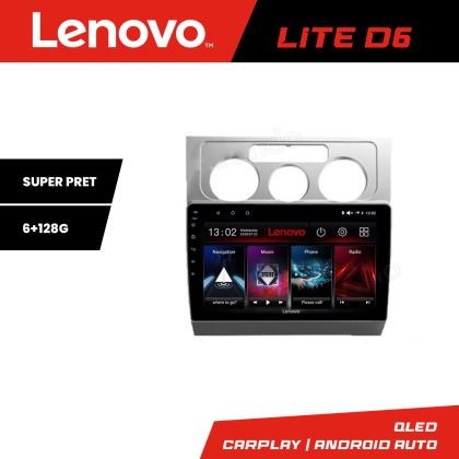 Navigatie VW Touran 2003-2010 Lenovo Kit-TOURAN1 8 core 6+128 GB Android Waze USB Navigatie Internet Youtube Radio CarStore Technology