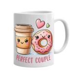Cana alba personalizata Perfect Couple Model 2, INOVATIX&reg;. 330ml, Oem