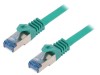 Patch cord verde S/FTP Cat6a 1.5m LSZH, Logilink