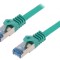 Patch cord verde S/FTP Cat6a 1.5m LSZH