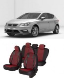 Cumpara ieftin Huse scaune auto dedicate Seat Leon 2013 - 2019 Premium cu insertii piele