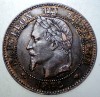 F.101 FRANTA NAPOLEON III 2 CENTIMES 1862 BB XF, Europa, Bronz