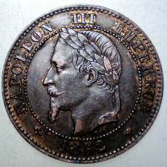 F.101 FRANTA NAPOLEON III 2 CENTIMES 1862 BB XF