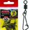 Vartej cu agrafa Hook ( Rolling Swivel with Snap ) nr.20 - Extra Carp