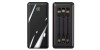 Baterie externa YM405, Fast Charge, Dual USB, intrare microusb, afisaj led, 2A, cu 3 cabluri, Negru, 30000 mAh, Blister