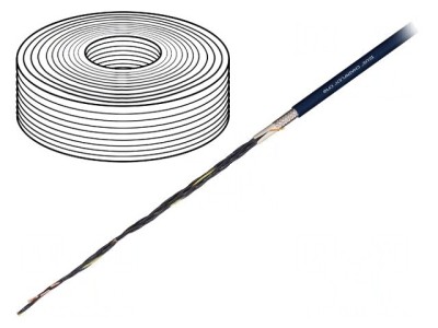 Cablu de Control Chainflex CF10 4x0,5mm2 Negru Litat foto