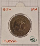 Liberia 2 Cents 1941 KM#12a, Africa