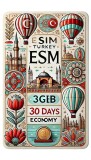 eSIM Turkey 3GB 30Days Economy