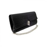 Cumpara ieftin Geanta plic de seara, pentru ocazii si petreceri, negru sidef, 26 x 12 cm, Magrot 25002