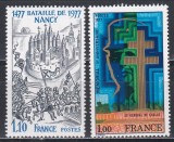 Franta 1977 - Evenimente istorice, 2 Serii, MNH, Nestampilat