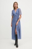 Pepe Jeans rochie NIDIA maxi, evazată, PL953566