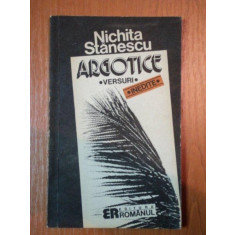 ARGOTICE de NICHITA STANESCU , 1992