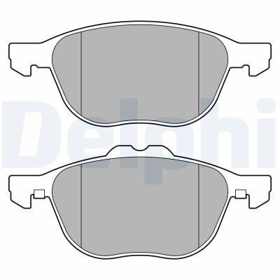 DELPHI LP3650 set placute frana,frana disc foto