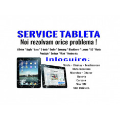 Service Tableta &amp;#8211; Reparatii Hardware &amp;#8211; Incarcare, Display, Sticla, Touch