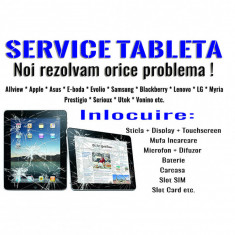 Service Tableta – Reparatii Hardware – Incarcare, Display, Sticla, Touch