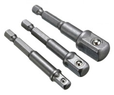 Set 3 adaptoare pentru scule de mana, dimensiunile 1/2, 3/8 și 1/4 AVX-NZ9B