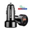 Incarcator Auto USB-A QC 3.0 18W, Type-C PD30W - Techsuit Premium (TE-P31) - Black