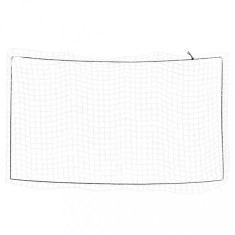 vidaXL Plasă de remorcă cu funie elastică, alb, 2,7x1,5 m, PP