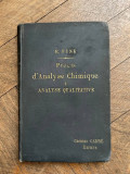 E. Fink Precis d Analyse Chimique (1896)