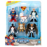 Set 6 figurine, Imaginext, Superman Multipack Liga Dreptatii, JDL09