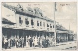 Bnk cp Copsa-Mica - Gara - necirculata 1927, Printata, Sibiu