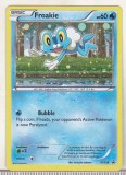 Bnk crc Cartonas Pokemon 2016 Froakie XY138 holo