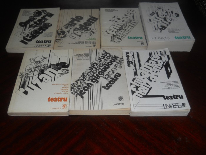 Pachet carti TEATRU ,Ed. Univers 1980
