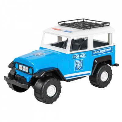 Jeep politie, 38x20.5x22.5 cm - Tigres, 5-7 ani, 3-5 ani, Băieți foto