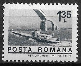 C1053 - Romania 1974 - Nave (1.35 - 1/8) neuzat,perfecta stare foto