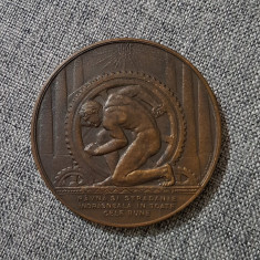 Medalie per. regalista Uzinele de fier si domeniile Reșița , gravor Becker