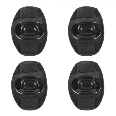 Set Echipament Protecție Bluewear, Genunchiere și Cotiere, 4 Bucăți, Negru foto