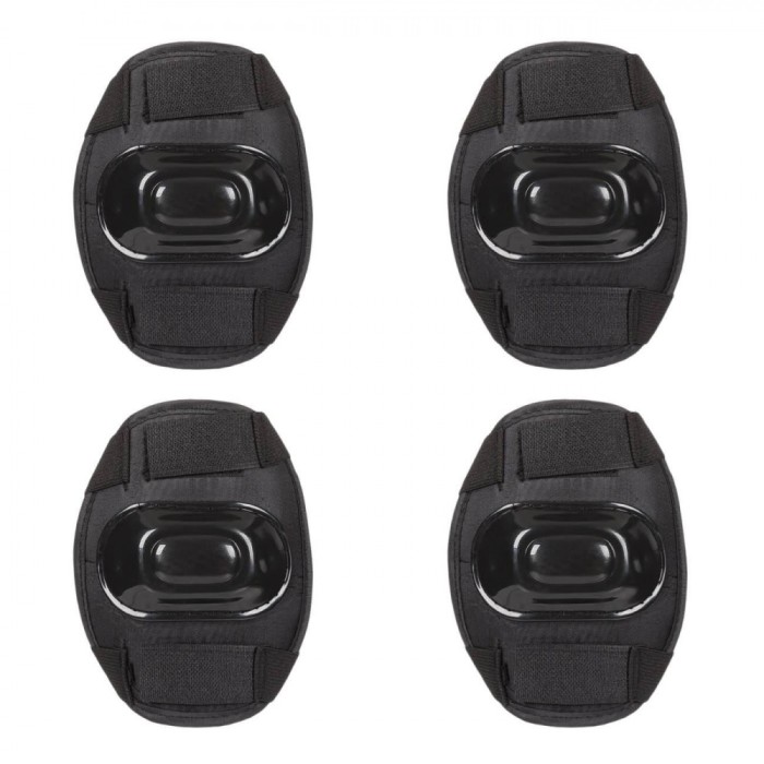 Set Echipament Protecție Bluewear, Genunchiere și Cotiere, 4 Bucăți, Negru