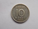 10 ORE 1961 SUEDIA-argint
