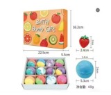Set 12 Bombe Efervescente pentru Baie parfumate colorate Bath Bomb Gift