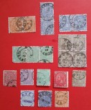 ROMANIA--lot- cifra -stampilate