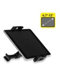 Suport Auto Tableta/Telefon Heyner Premium, Tetiera, 4.7-13 inch, Universal, Prindere Sigura, ABS+Cauciuc, Negru