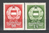 Ungaria.1957 Stema de stat SU.138, Nestampilat