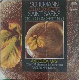 Disc vinil, LP. CELLO CONCERTO-Schumann, Saint-Saens, Angelica May, Czech Philharmonic Orchestra, Vaclav Ne-218893