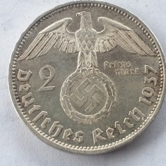 Germania Nazista 2 reichsmark 1937 A argint
