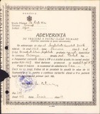 A1445 Atestat de absolvire 4 clase primare, București, școala nr. 30, 1937