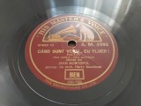 Disc patefon/gramofon Jean Moscopol - Cand sunt vesel eu fluier/Carioca, HMV AM 4392
