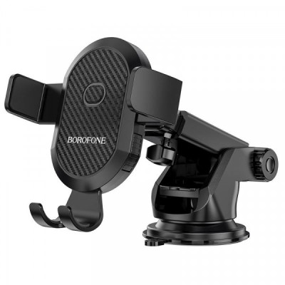 Suport Auto Borofone BH39, 4.5inch - 6.5inch, Negru foto