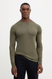 Hackett London pulover de l&acirc;nă culoarea verde, light, HM7000006