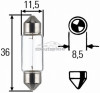 Bec SV8,5 12V 5W 11/35mm C5W HELLA 8GM 002 092-121