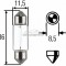 Bec SV8,5 12V 5W 11/35mm C5W HELLA 8GM 002 092-121
