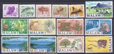 DB1 Malawi 1964 Uzuale Ocupatii Fauna Pesti 14 v. MNH