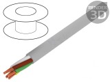 Cablu Electric BiT LiYY 7x1,5mm2 Neecranat Gri 300V